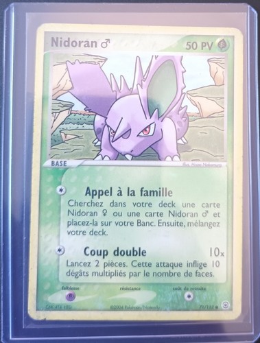 Carte pokémon nidoran - carte,