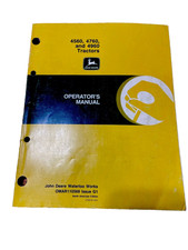John Deere 4560 4760 4960 Tractors OMAR110568 Operators Manual Book