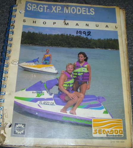 1992 sea doo bombardier - bombardier, xp