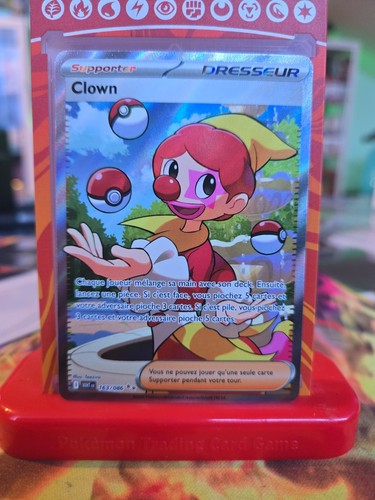 Carte pokémon clown - carte,