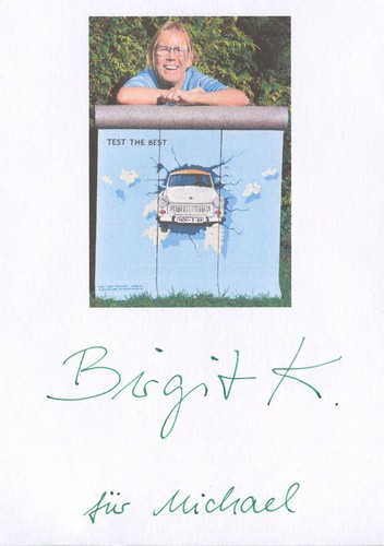 Birgit children autograph - birgit,