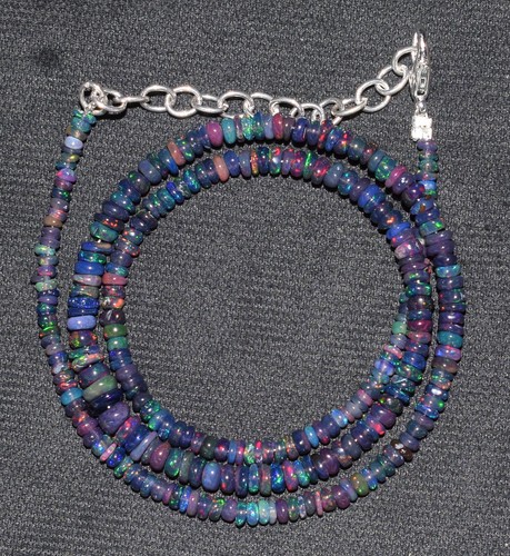 Collier perles opale - collier, d'opale