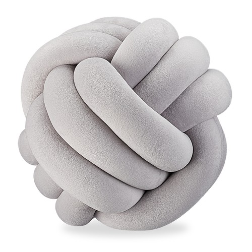 Coussins noués ronds en - coussins, noués,