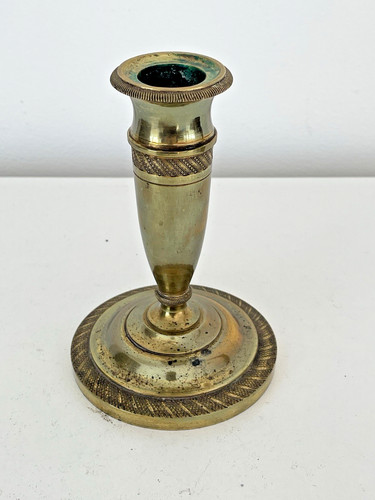 Bougeoir bronze empire - bougeoir, en
