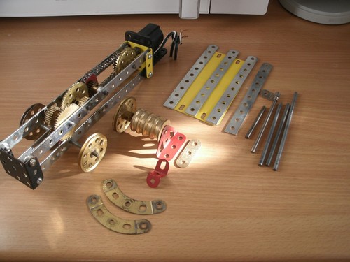 Meccano ancien lot pièces - meccano, de