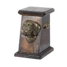 Teckel à poil dur urne en