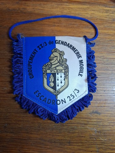 Fanion gendarmerie 25 - e.m.g,