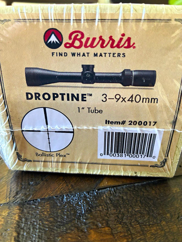 Burris droptine 9x40 - droptine, rifle
