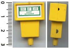 Antique Unidentified Toy Part: YELLOW GAS PUMP "super undealed"