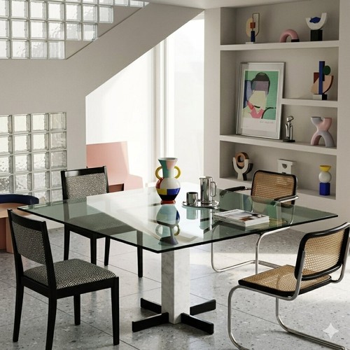 Table vintage rectangulaire - table,