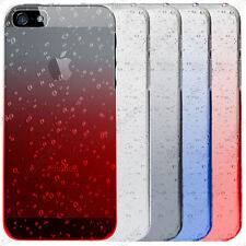Housse Coque Rigide Slim Gouttelettes Apple iPhone 7 6 6S 6S Plus SE 5S 5 4S 4