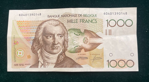 Belgique beau billet 1000 - belgique.,