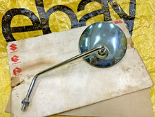 Suzuki A80 K125 RV90 RV125 TC100 TC125 TC185 TS100 TS125 TS250 LH Mirror 8mm NOS