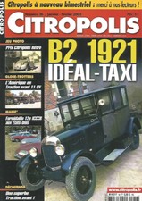 CITROPOLIS N°33 B2 1921 IDEAL-TAXI / AMERIQUE EN TRACTION AVANT 11 CV