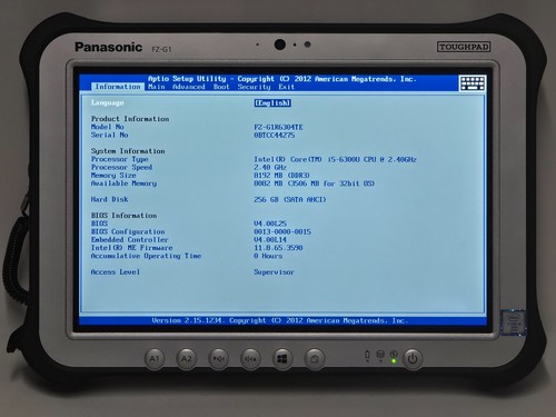 Panasonic toughbook mk4 - fz-g1,