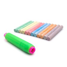 Lot of 12 Colorful Chalks with Adjustable Chalk Door - Chalks for Painting Noi...