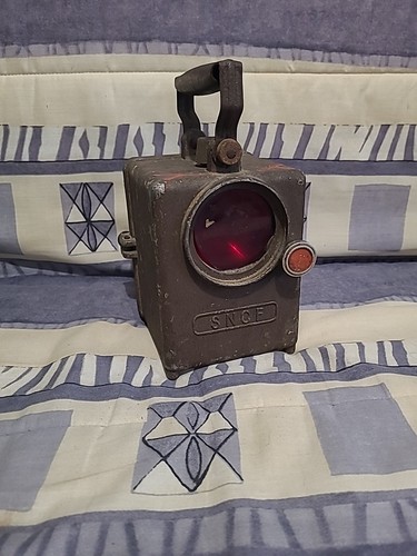 Ancienne lampe cheminot sncf - ancienne,