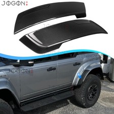 Raptor Real Carbon For Ford Bronco 21+ Rear Wheel Fender Flare Guard Decor Pair
