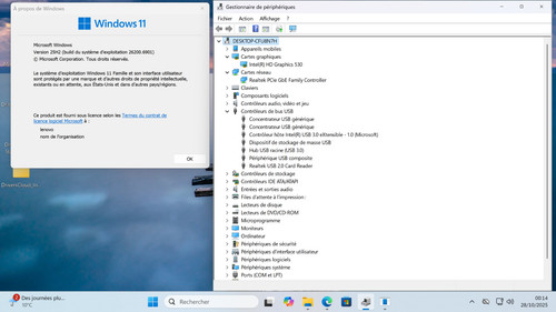 Ordinateur bureau lenovo - pc,