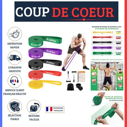 Bandes élastiques musculation