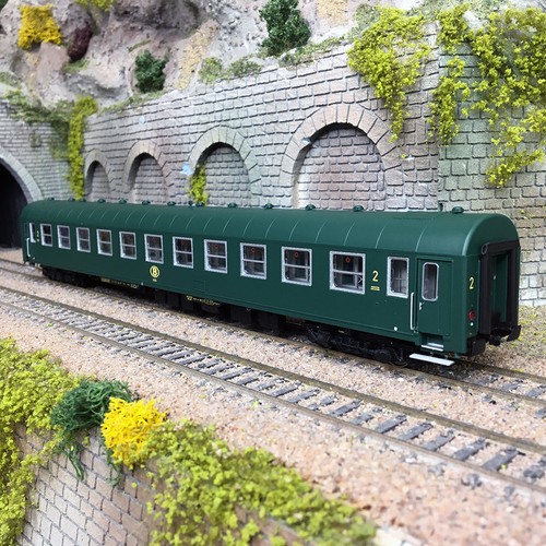 Voiture bc10 sncb verte - voiture,