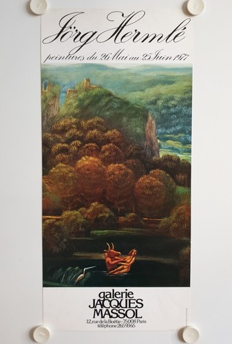 Affiche jörg hermle 1977 - affiche,
