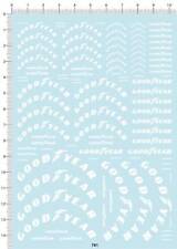 1/18 1/12 1/24 1/20 1/43 decals Goodyear good year C (white) 791