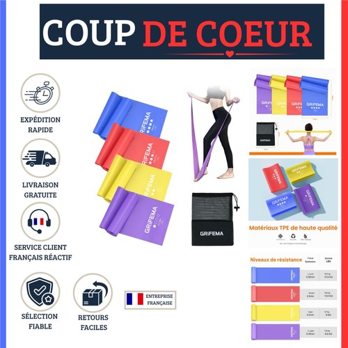 Bandes élastiques musculation