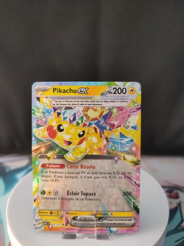 Carte pokémon pikachu - carte, ex