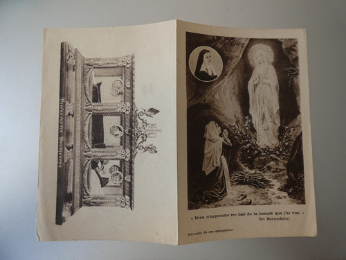 Image pieuse double lourdes - image,
