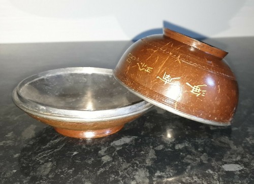 Bol chinois ancien noix - ancien,