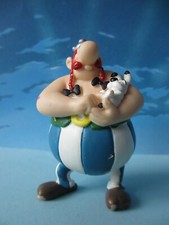 COLLECTIBLE FIGURE ASTERIX AND OBELIX - PLASTOY 1997 - DARK STRIPES +/- 7cm