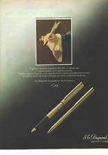 1981 ADVERTISING DUPONT Fountain Pen Ballpoint