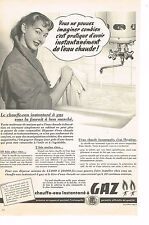 1954 ADVERTISING 014 CITY GAS INSTANT WATER HEATER ADVERTISING