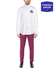 RRP€240 PAUL & SHARK YACHTING Button-Up Shirt Size 40 M White Embroidered Logo