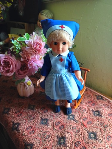 Poupee marie francoise blonde - poupee,
