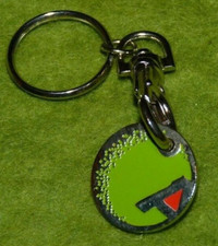 Porte clés neuf jeton de caddie Antargaz   Keyring  Schlüsselring  Portachiavi