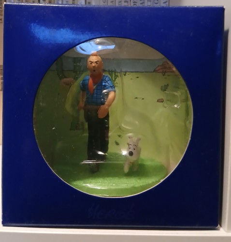 Figurine tintin coffret - figurine,