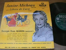 25 cm 33t JANINE MICHEAU