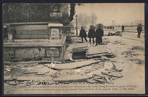 Postcard paris dalles de - postcard, paris,