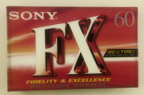 Cassette audio vierge sony - sony, fx