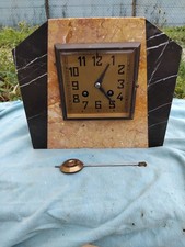 ancien MOUVEMENT  HORLOGE DE PARIS   pendule sur marbre  èpoque  art déco