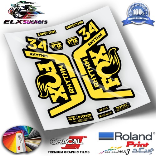 Autocollant stickers fourche - autocollant,