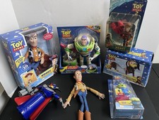 Vintage Thinkway/ Hasbro/ Mattel Toy Story Toys ~ Woody Buzz Light Year Ect