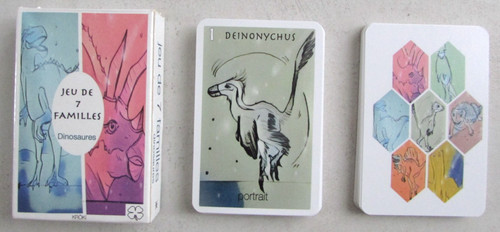 Jeu familles dinosaures - de,