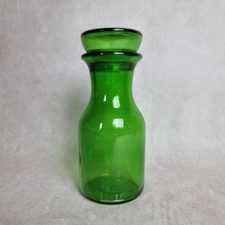 Flacon Verre Vert Ancien LEVER