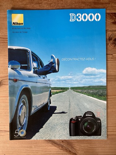 Nikon d3000 brochure papier - -,