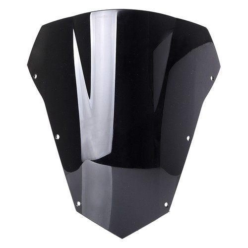 Black windscreen abs - black, plastic