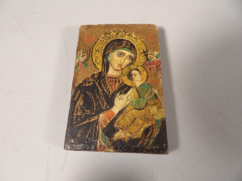 Ancienne icone religieuse - ancienne,