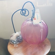 Suspension Luminaire J-LINE Globe En Verre Rosé  Neuf